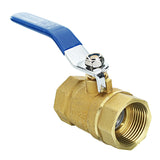 Brass,Valves,Piece,Inline,Lever,Handle,Female,Thread"