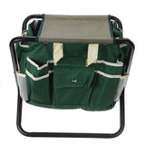 12.2x15.4x13.4inch,Folding,Kneeler,Oxford,Cloth,Camping,Chair,Fishing,Detachable,Storage,Organizer,Garden