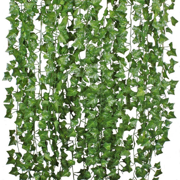12pcs,Artificial,Greenery,Leaves,Garland,Hanging,Wedding,Party,Garden,Decorations