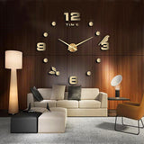 Emoyo,JM008,Creative,Large,Clock,Modern,Clock,Mirror,Numbers,Stickers,Office,Decorations