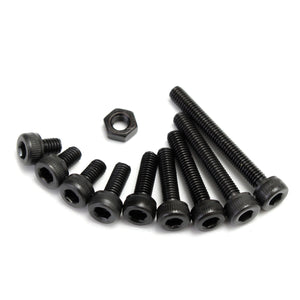 Suleve,M3CH9,50Pcs,Carbon,Steel,Hexagon,Socket,Screws,Bolts,Optional,Length