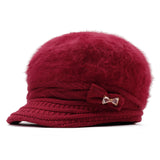 Womens,Leisure,Winter,Velvet,Beret,Outdoor,Thicken