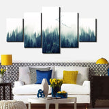 Loskii,Spray,Paintings,Canvas,Combination,Decorative,Paintings,Forest,Landscape,Decorations