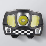 XANES,800LM,Induction,Sensor,Headlamp,Modes,Charging,Rotation,Cycling,Hunting,Emergency,Lantern