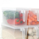 Stackable,Sealed,Handles,Refrigerator,Cabinet,Kitchen,Storage,Container,Boxes,Baskets