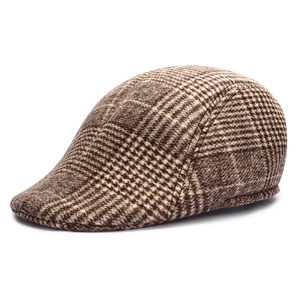 Unisex,Women,Cotton,Blend,Stripe,Newsboy,Beret,Duckbill,Cowboy,Cabbie