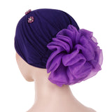 Women,Winter,Cotton,Earmuffs,Muslin,Chemical,Turban,Outdoor,Flexible,Rhinestone,Beanie