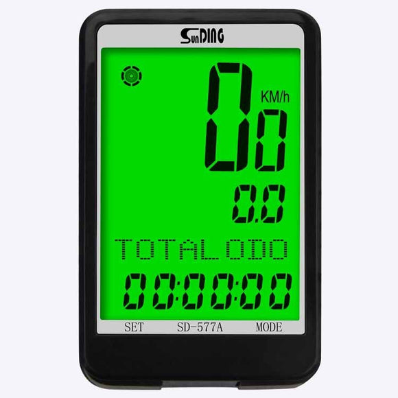 SUNDING,Large,Screen,Computer,Multifunction,Waterproof,Eight,Languages,Cycle,Bicycle,Speedometer,Odometer