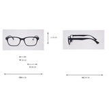 Women,Lightwight,Reading,Glasses,Imitation,Grain,Frame,Presbyopia,Eyeglasses,Diopter