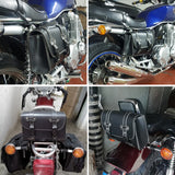 BIKIGHT,275x200x105mm,Leather,Cycling,Saddle,Motorcycle,Storage,Handbag