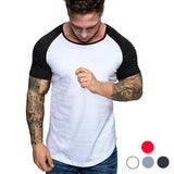 Men's,Crewneck,Breathable,Fitness,Short,Sleeve,Summer,Hiking,Camping,Travel,Holiday