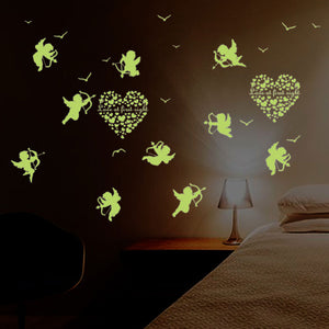 Cupid,Sticker,Luminous,Fluorescent,Stickers,Decor,Decals