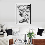 Modern,Portrait,Smoky,Canvas,Poster,Painting,Picture,Decorations