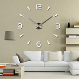 Frameless,Large,Clock,Mirror,Stickers,Office,School,Decoration