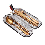 Portable,Steel,Tableware,Dinnerware,Travel,Cutlery