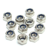 165Pcs,Stainless,Steel,Nylon,Insert,Locknut,Assortment