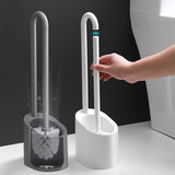 Bathroom,Magnetic,Cleaning,Brush,Plastic,Bathroom,Accessories,Handle,Shower,Portable,Toilet,Brush