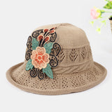 Women,Printed,Hollow,Straw,Breathable