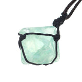 Natural,Fluorite,Octahedron,Pendant,Rough,Crystal,Specimen,Necklace,Healing,Decorations