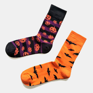 Halloween,Couple,Socks,Cotton,Pumpkin,Socks