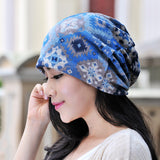 Women,Hedging,Skullies,Beanies,Bonnet,Double,Layer,Windproof,Cotton,Scarf