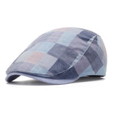 Women,Cotton,Plaid,Beret,Classic,Outdoor,Adjustable,Gatsby,Newsboy