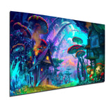 24x36'',Psychedelic,Mushroom,Print,Fabric,Poster,Decorations