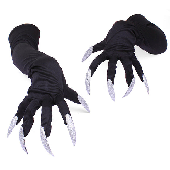 Nails,Glove,Halloween,Hollowen,Cosplay,Props,Suits,Sleeves,Performance,Sleeves