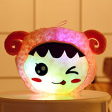 Flashing,Plush,Enoji,Pillow,Stuffed,Light,Sheep,Luminous,Pillow,Colorful,Animal