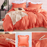 Super,Concise,Nordic,Style,Pieces,Bedding,Queen,Pillowcase,Quilt,Cover