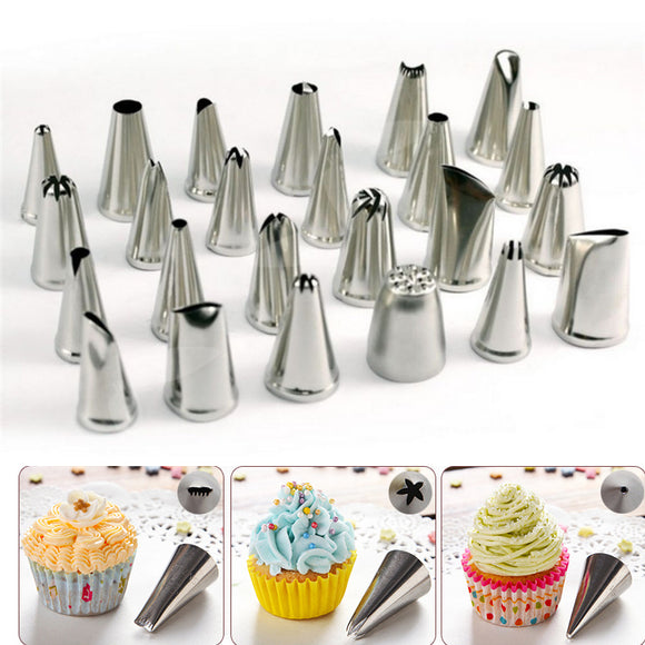 Honana,24Pcs,Flower,Pastry,Icing,Piping,Nozzles,Decorating,Baking,Tools