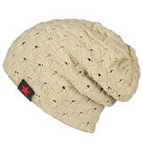 Men's,Winter,Cotton,Knitted,Beanie,Stretchable,Windproof,Earmuffs,Slouch,Skiing