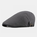 Cotton,British,Style,Street,Trend,Solid,Color,Outdoot,Retro,Forward,Beret
