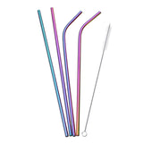 Outdoor,Portable,Reusable,Stainless,Steel,Straw,Metal,Straight,Drinking,Straws,Storage
