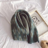 Vintage,Style,Woolen,Scarf,Knitted,Scarf