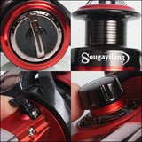 Sougayilang,5.2:1,Super,Metal,Spinnig,Pesca,Fishing