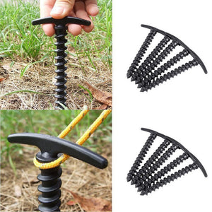 145mm,Outdoor,Ultralight,Camping,Strength,Plastic,Nylon,Screw,Spiral,Nails