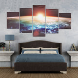 Cascade,Sunrise,Earth,Canvas,Painting,Picture,Decoration,Framed