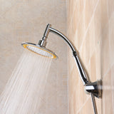 Round,Rainfall,Shower,Bathroom,Sprayer,Adjustable,Extension