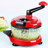 KCASA,Multifunction,Processor,Kitchen,Manual,Chopper,Mixer,Salad,Maker