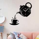 Emoyo,ECY018,Creative,Teapot,Clock,Animal,Clock,Office,Decorations