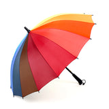 Color,Rainbow,Fashion,Handle,Straight,Stick,Umbrella