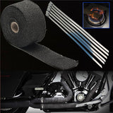 Black,Insulation,Fiber,Glass,Exhaust,Header