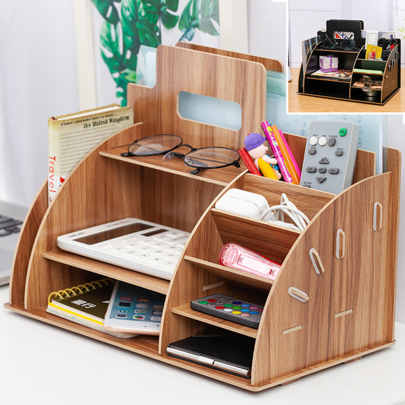 Wooden,Desktop,Organizer,Office,Supplies,Storage,Wooden,Organizer,Office,Supply,Storage