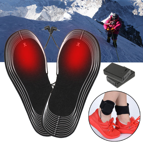 Black,Battery,Electric,Heated,Insoles,Winter,Warming,Outdoor,Heater,Breathable,Deodorant