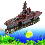 Aquarium,Destroyer,Wreck,Decorations,Ornament