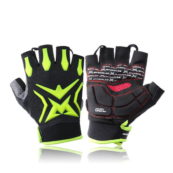 Outdoor,Adult,Cycling,Shockproof,Sport,Finger,Gloves