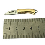 Stainless,Steel,Folding,Blade,Brass,Handle,Outdoor,Survival,Tools,Hiking,Climbing,Cutting,Tools