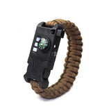 IPRee,Survival,Bracelets,Bangles,Unisex,Emergency,Camping,Hiking,Buckle,Wristband