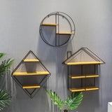 Round,Shelf,Storage,Bookshelf,Mounted,Floating,Shelf,Decor